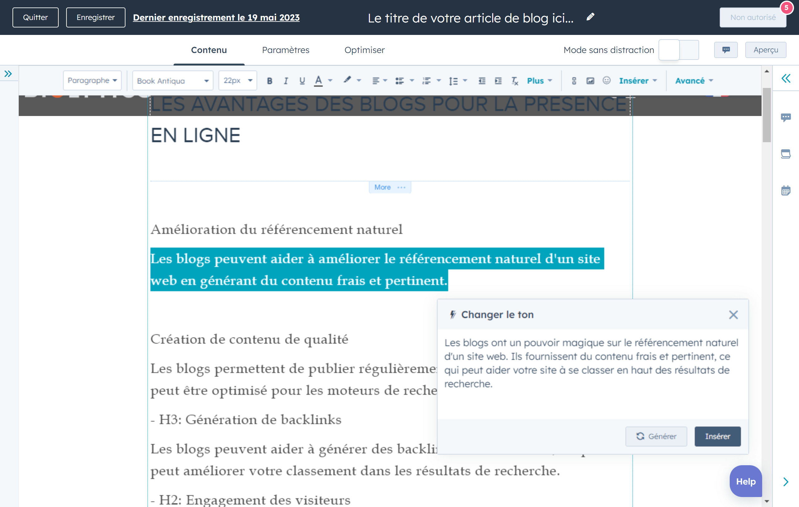 Reformuler un texte gratuitement grâce à l